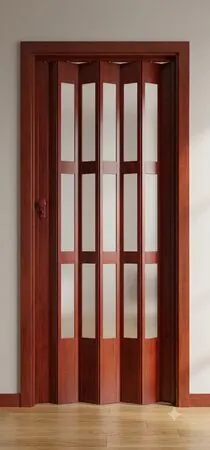 Usa Pliantă Tip Acordeon, cires, 203x82x0.6 cm