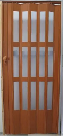 Usa Pliantă Tip Acordeon, cires, 203x82x0.6 cm
