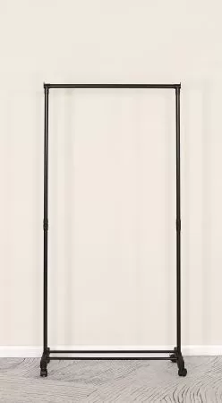 Suport haine, UnicSpot, negru, 74.5x41.5x157 cm
