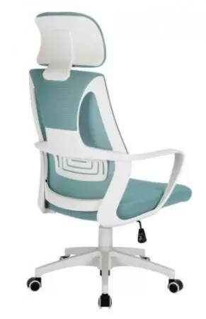 Scaun de birou directorial US131 mesh, Verde Menta, 63×59×115/125 cm, UnicSpot