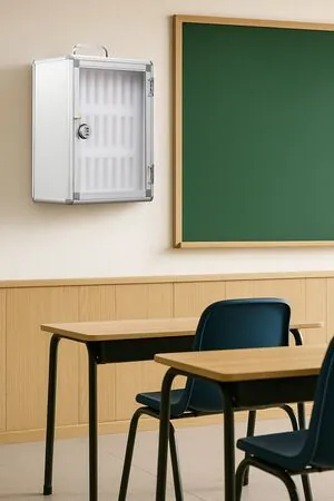 Dulap organizator telefoane mobile, 28.5x19.5x38 cm, UnicSpot