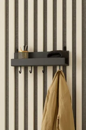 Polita si cuier Oliver, pentru panouri riflate, UnicSpot