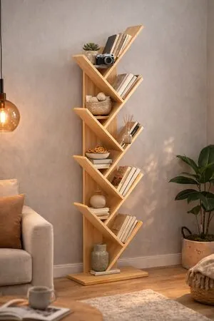 Biblioteca verticala, cocobolo, 50x25x141.5 cm