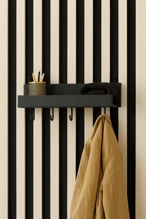 Polita si cuier Oliver, pentru panouri riflate, UnicSpot