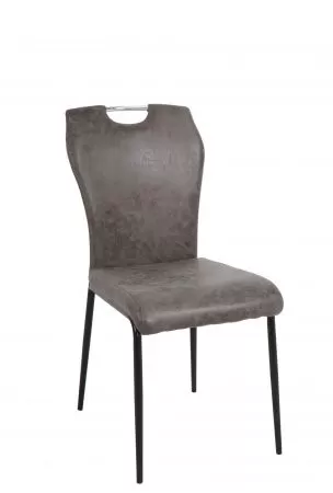 Set 4 scaune living Katalin, gri, 42,5x59x88cm
