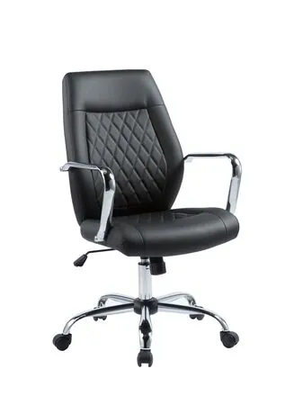 Scaun de birou directorial US119, negru, 54x66x97-105 cm