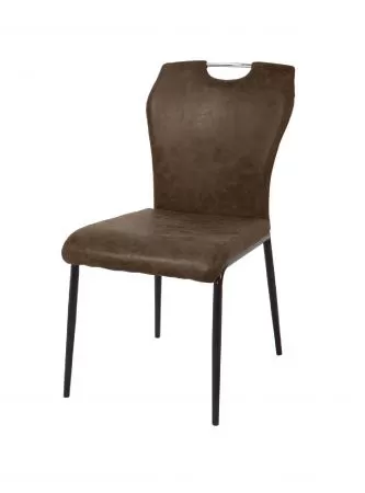 Set 4 scaune living Katalin, maro, 42,5x59x88cm
