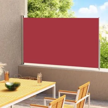 Copertină laterală retractabilă terasă, roșu, 220x300 cm