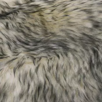 Covor din blana de oaie, gri închis, 60 x 180 cm