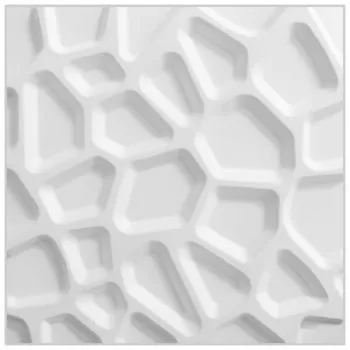 Panouri 3D de perete GA-WA01. 24 buc., alb, 50 cm