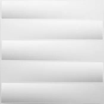 Set 24 bucati panouri de perete 3d ga-wa23 jayden, alb, 50 cm