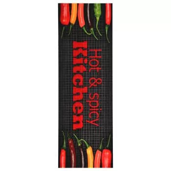  Covoraș de bucătărie lavabil, model Hot&Spicy, 45 x 150 cm