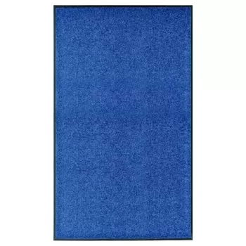 Covoras de usa lavabil albastru, albastru, 90 x 150 cm
