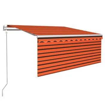 Copertina automat stor senzor vant LED portocaliu&maro 3, portocaliu si maro, 3.5 x 2.5 m