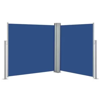 Copertina laterala retractabila, albastru, 120 x 600 cm