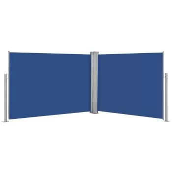 Copertina laterala retractabila, albastru, 100 x 1000 cm