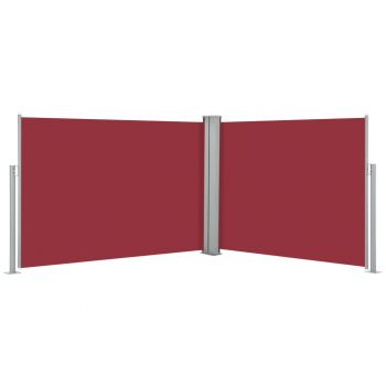 Copertina laterala retractabila, rosu, 100 x 1000 cm