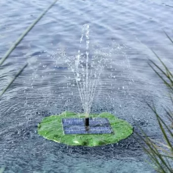 Pompa de fantana solara plutitoare, verde