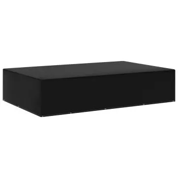 Huse mobilier gradina, negru, 325 x 205 x 70 cm