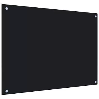 Panou antistropi bucatarie, negru, 80 x 60 cm