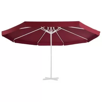 Panza de schimb umbrela de soare de exterior, rosu bordo, Φ 500 cm