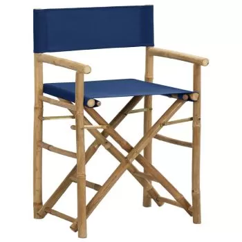 Set 2 bucati scaune de regizor pliabile, albastru