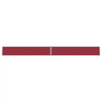 Copertina laterala retractabila de terasa, rosu, 1200 x 170 cm