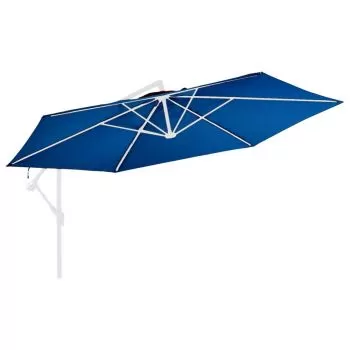 Panza de schimb umbrela de soare consola, azur, 350 cm
