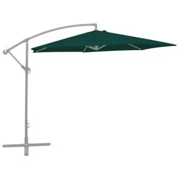 Panza de schimb umbrela de soare, verde, 300 cm