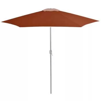 Panza de schimb umbrela de soare de exterior caramiziu 300 cm, terracota, 300 cm