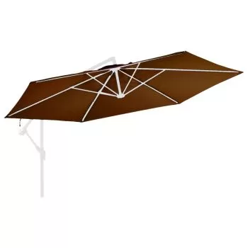 Panza de schimb umbrela de soare consola, terracota, 350 cm