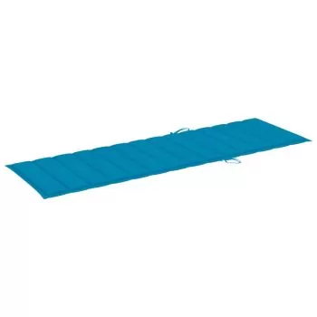 Perna de sezlong, albastru, 200 x 70 x 3 cm