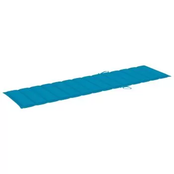 Perna de sezlong, albastru, 200 x 50 x 3 cm