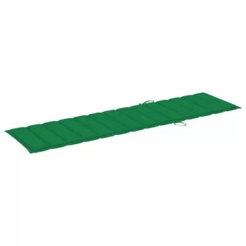 Perna de sezlong, verde, 200 x 50 x 3 cm