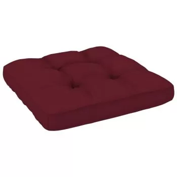 Perna canapea din paleti, bordo, 70 x 70 x 10 cm