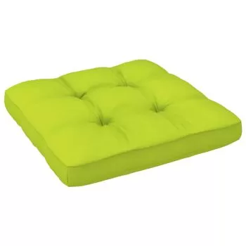 Perna canapea din paleti, verde deschis, 60 x 60 x 10 cm