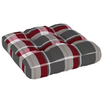 Perna canapea din paleti, model rosu, 50 x 50 x 10 cm