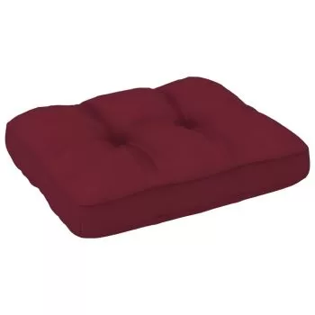 Perna pentru canapea din paleti, bordo, 50 x 40 x 10 cm