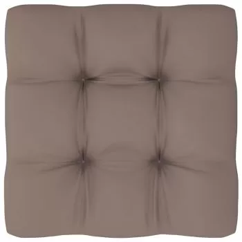 Perna canapea din paleti, gri taupe, 70 x 70 x 10 cm