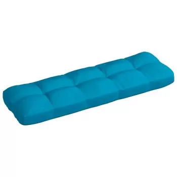 Perna canapea din paleti, albastru, 120 x 40 x 10 cm
