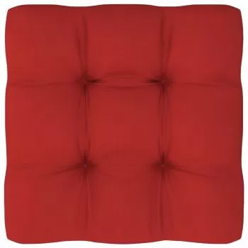Perna canapea din paleti, rosu, 70 x 70 x 10 cm