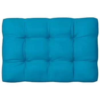 Perna canapea din paleti, albastru, 120 x 80 x 10 cm