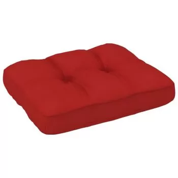 Perna pentru canapea din paleti, rosu, 50 x 40 x 10 cm