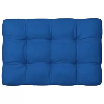Perna canapea din paleti, albastru regal, 120 x 80 x 10 cm