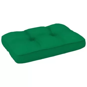 Perna pentru canapea din paleti, verde, 60 x 40 x 10 cm