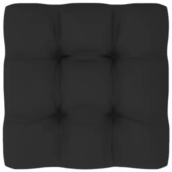 Perna canapea din paleti, negru, 58 x 10 cm
