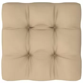Perna pentru canapea din paleti, bej, 58 x 10 cm