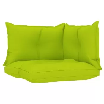 Perne pentru canapea din paleti 3 buc, verde deschis