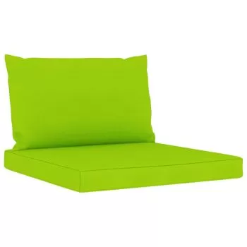 Set 2 bucati perne pentru canapea din paleti, verde deschis