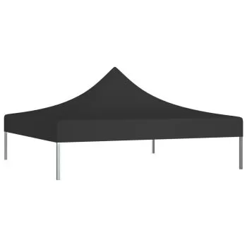 Acoperis pentru cort de petrecere, negru, 2.9 x 2.9 m